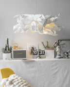 Pendant Light | Origami Paper Shade & Hardwired E26/E27