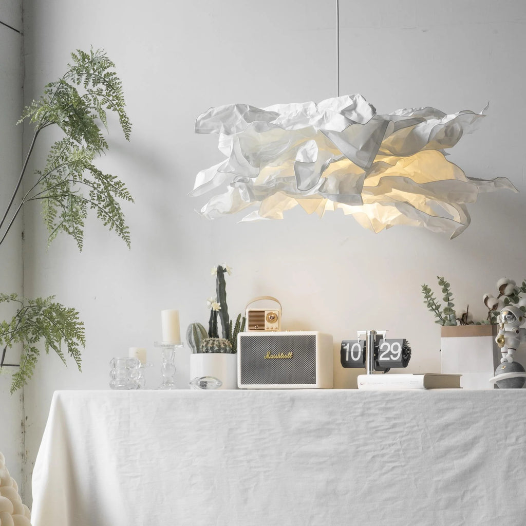 Pendant Light | Origami Paper Shade & Hardwired E26/E27