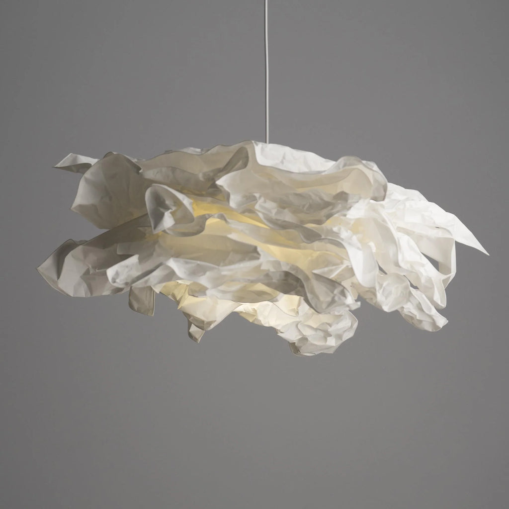 Pendant Light | Origami Paper Shade & Hardwired E26/E27
