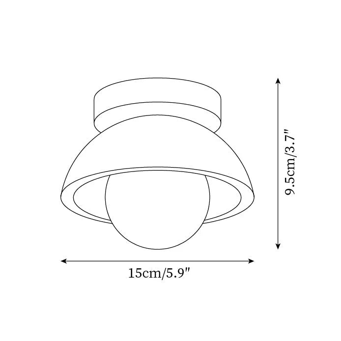 Pendant Light | Sculptural Travertine & Wood