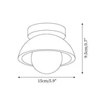 Pendant Light | Sculptural Travertine & Wood