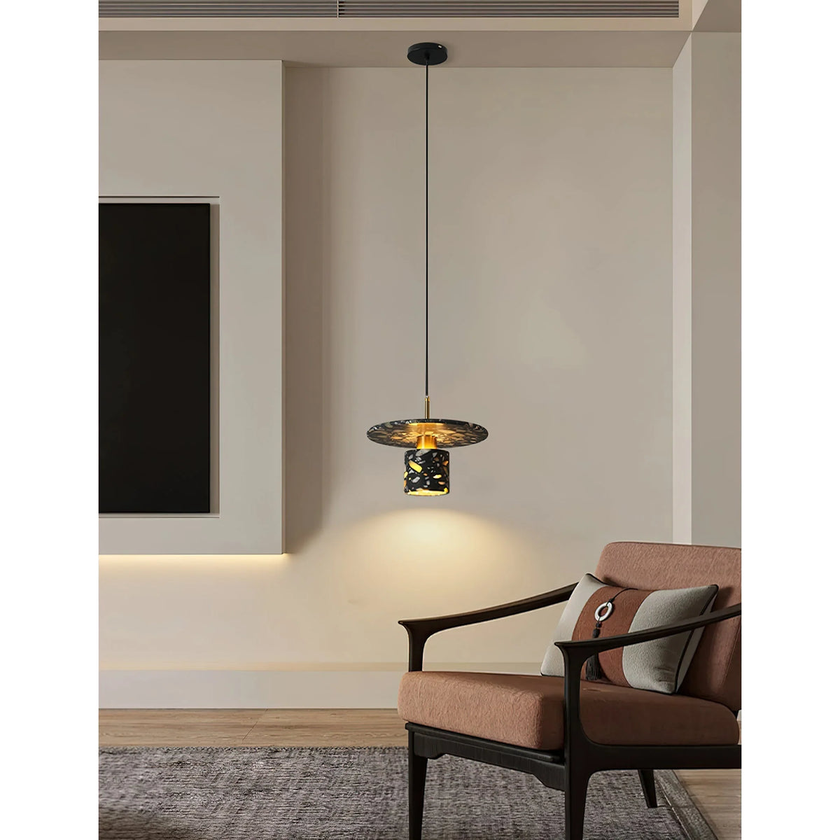 Pendant Light | Terrazzo Shade & Metal Body | Ø18/20/30 cm