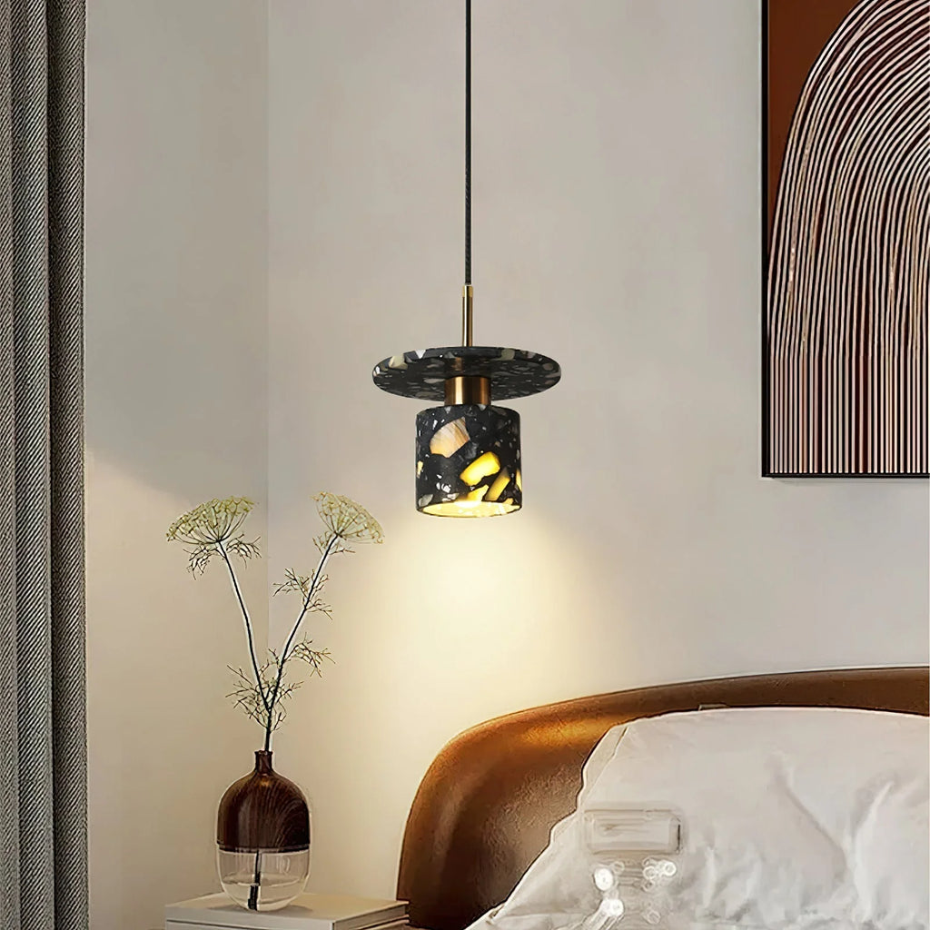 Pendant Light | Terrazzo Shade & Metal Body | Ø18/20/30 cm