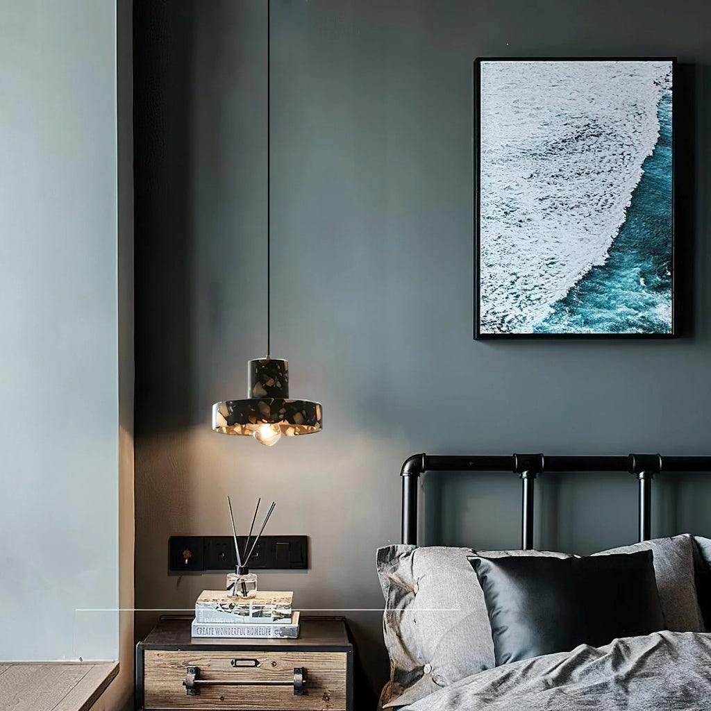 Pendant Light | Terrazzo Shade & Metal Body | Ø18/20/30 cm