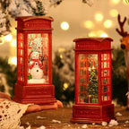 Phone Booth Sculpture | LED-Lit Miniature & Tabletop Accent