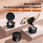 Phone Holder | Double-Sided Vacuum & N52 Magnets | Foldable