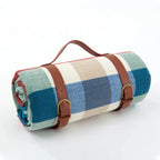 Picnic Blanket | Waterproof & Foam-Padded | Foldable With PU Leather Strap