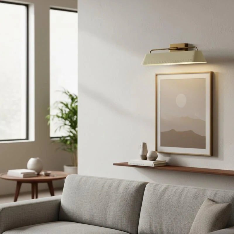 Picture Light | Hardwired & Dimmable | Patina Brass Finish