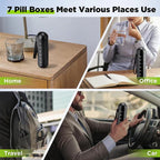 Pill Organizer | Modular Aluminum & Waterproof Seal | 7-Day