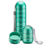 Pill Organizer | Modular Aluminum & Waterproof Seal | 7-Day