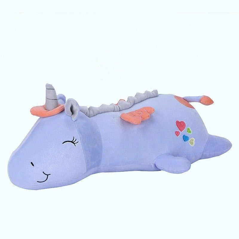Plush Unicorn | LED Night Light & Velvet-Filled | 60 cm