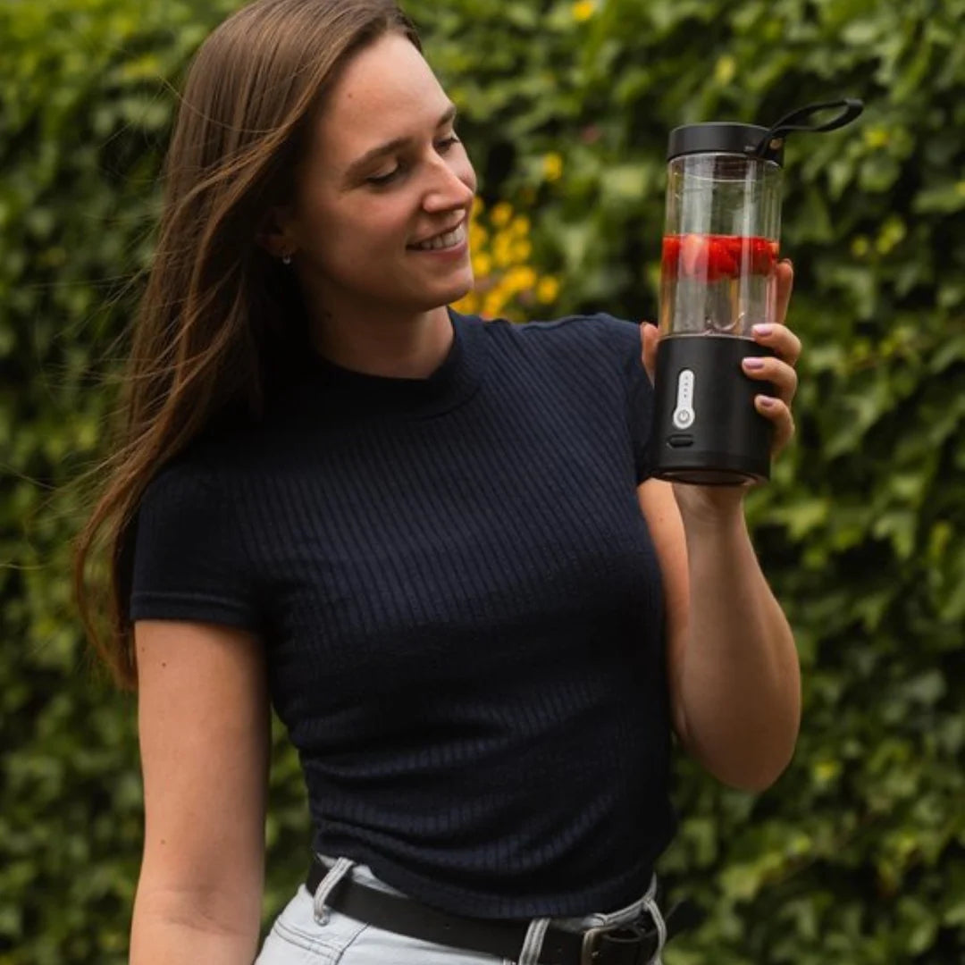 Portable Blender | USB-Rechargeable & Stainless Steel Blades | 530 ml Capacity