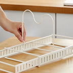 Pot Lid Organizer Rack | Adjustable Iron & Space-Saving | 12–23 in