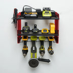 Power Tool Charging Station | Surge-Protected & 8-Outlet | Wall-Mount