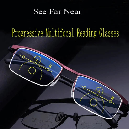 Progressive Glasses | Photochromic & Blue-Light Filter