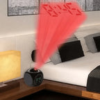 Projection Alarm Clock | Voice & Temperature Display | Battery Operated