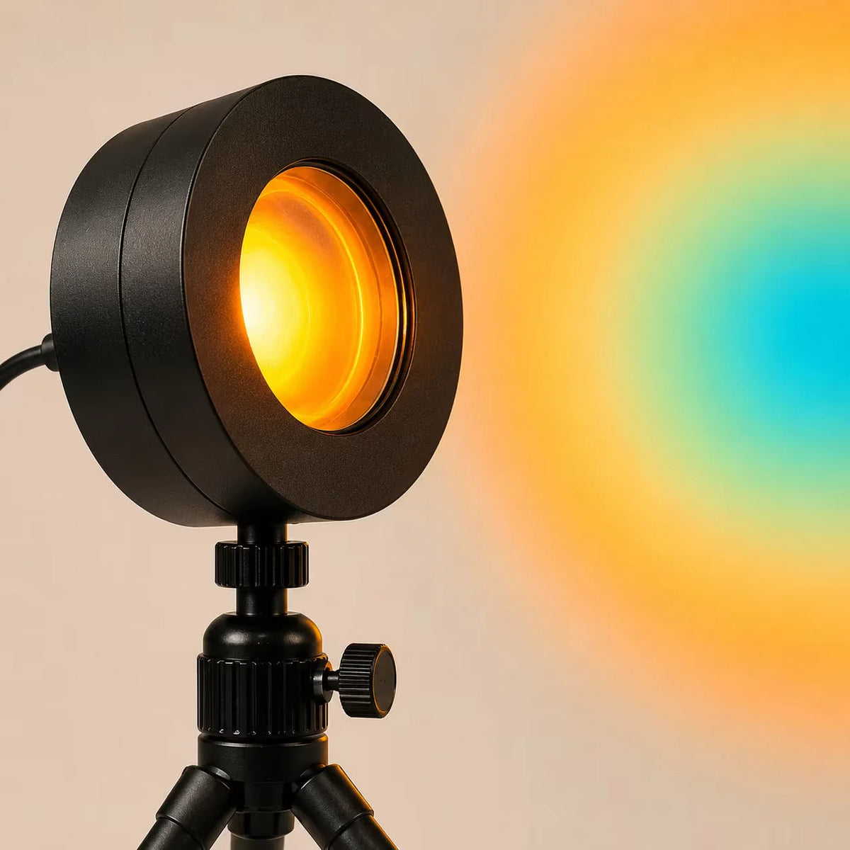 Projection Lamp | Soft Gradient, Remote Control & USB Powered