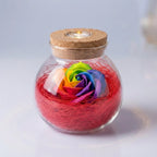 Rose Jar Lamp | Color-Shifting LED & Remote