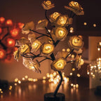 Rose Lamp | Handcrafted Floral & Warm Ambient | 18 in