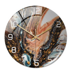 Round Wall Clock | Minimalist Luxury & Silent Movement