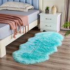 Rug | Faux Sheepskin Plush & Non-Slip Suede Backing