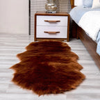 Rug | Faux Sheepskin Plush & Non-Slip Suede Backing