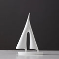 Sailboat Statue | Resin Nautical Decor