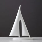 Sailboat Statue | Resin Nautical Decor