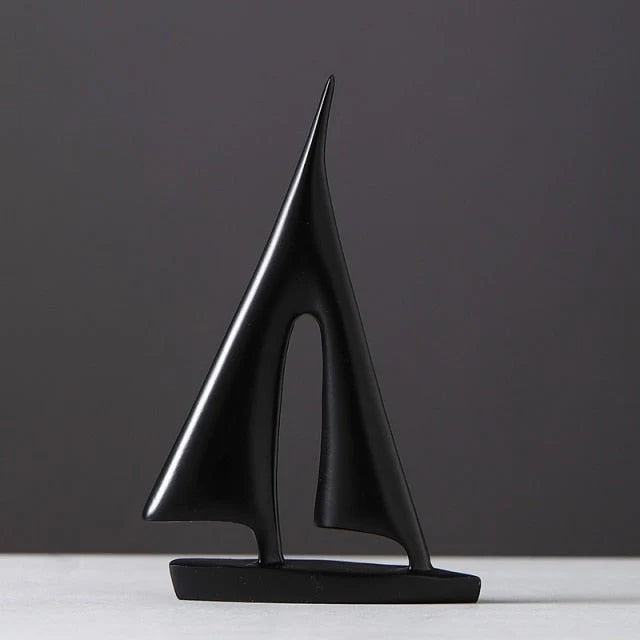 Sailboat Statue | Resin Nautical Decor