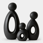 Sculpture Set | Matte Resin & Abstract Neoclassical | 3-Piece Set