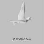 Seagull Wall Decoration | Polyresin Laser-Engraved