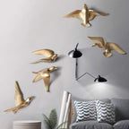 Seagull Wall Decoration | Polyresin Laser-Engraved