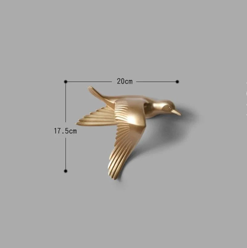 Seagull Wall Decoration | Polyresin Laser-Engraved