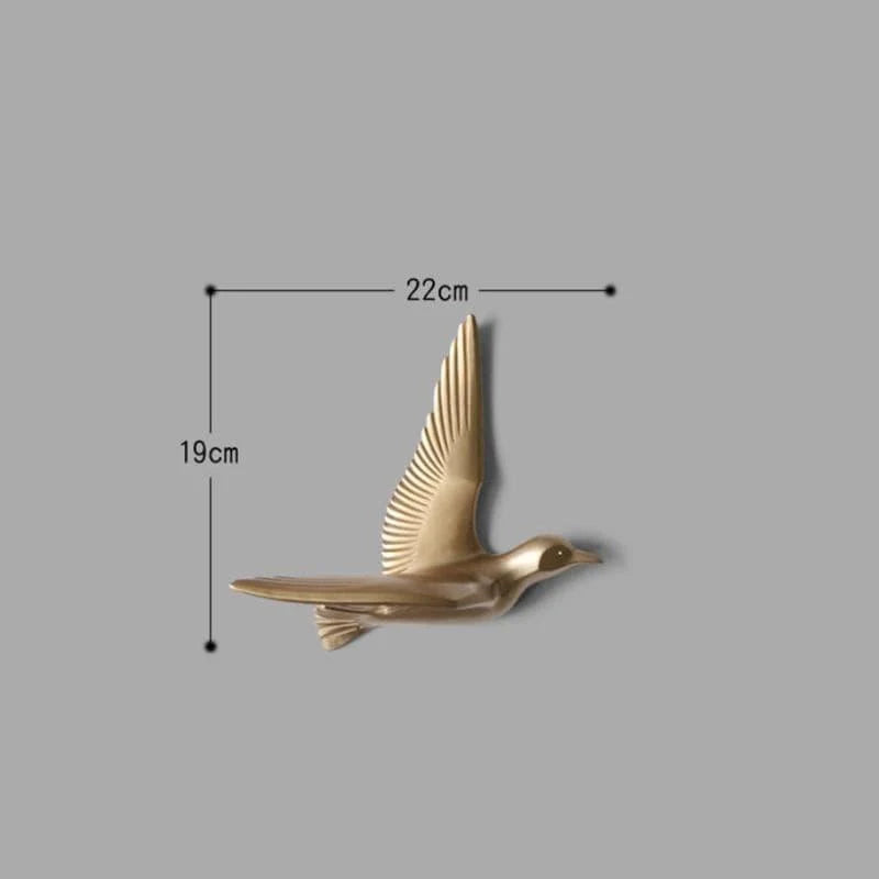 Seagull Wall Decoration | Polyresin Laser-Engraved