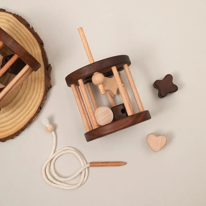 Shape Puzzle | Natural Solid Wood & Paint-Free | From 12 Months