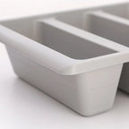 Shoe Organizer | 3-Section Grooved Upright & Space-Saving | 31.5 x 24 x 9 cm