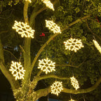 Snowflake Lights | IP65 Waterproof & Energy-Efficient LED | 30 cm Diameter