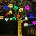Snowflake Lights | IP65 Waterproof & Energy-Efficient LED | 30 cm Diameter