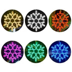 Snowflake Lights | IP65 Waterproof & Energy-Efficient LED | 30 cm Diameter