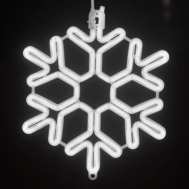 Snowflake Lights | IP65 Waterproof & Energy-Efficient LED | 30 cm Diameter