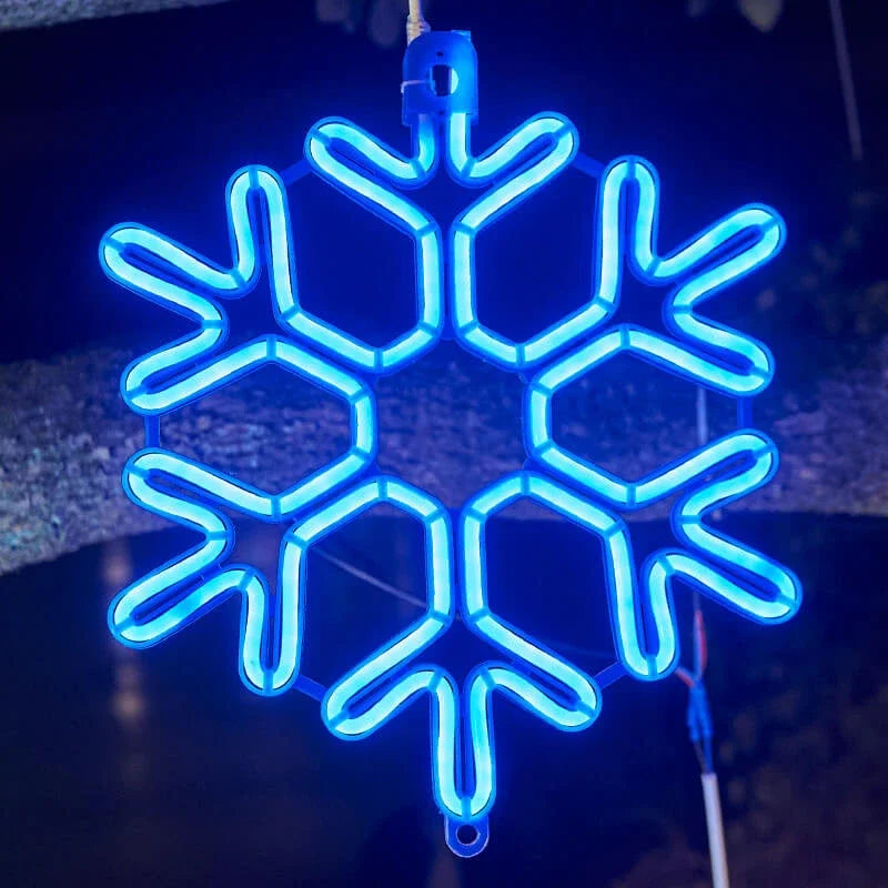 Snowflake Lights | IP65 Waterproof & Energy-Efficient LED | 30 cm Diameter
