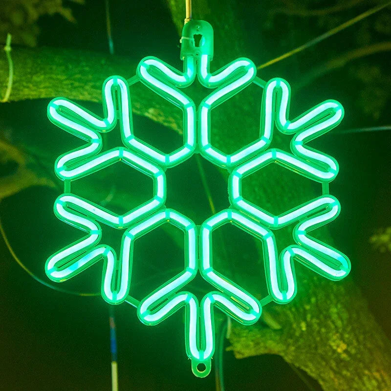 Snowflake Lights | IP65 Waterproof & Energy-Efficient LED | 30 cm Diameter