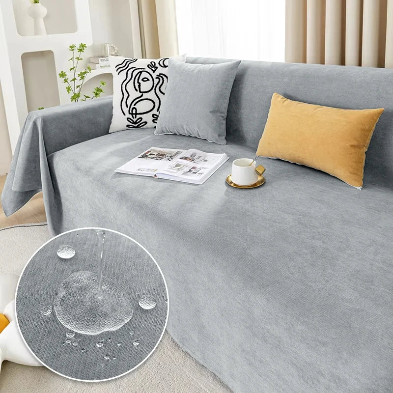 Sofa Cover | Dust & Scratch-Resistant & Water-Repellent | Multiple Sizes
