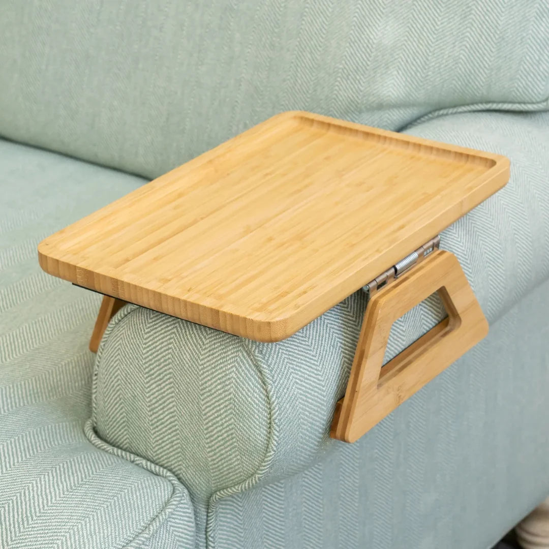 Sofa Tray | Adjustable & Foldable | Fits Armrests Up To 35.5 cm