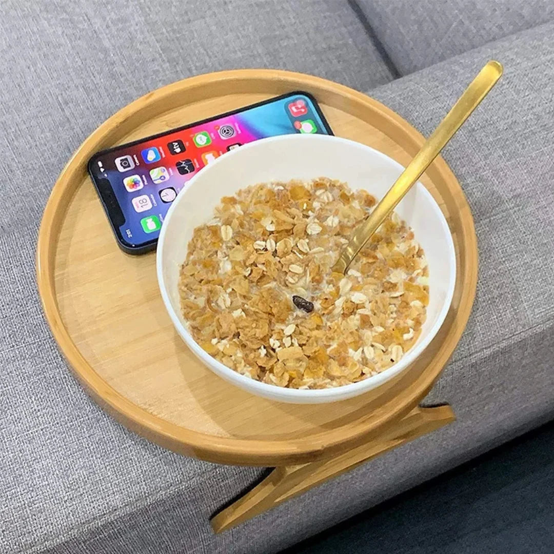 Sofa Tray | Adjustable & Foldable | Fits Armrests Up To 35.5 cm