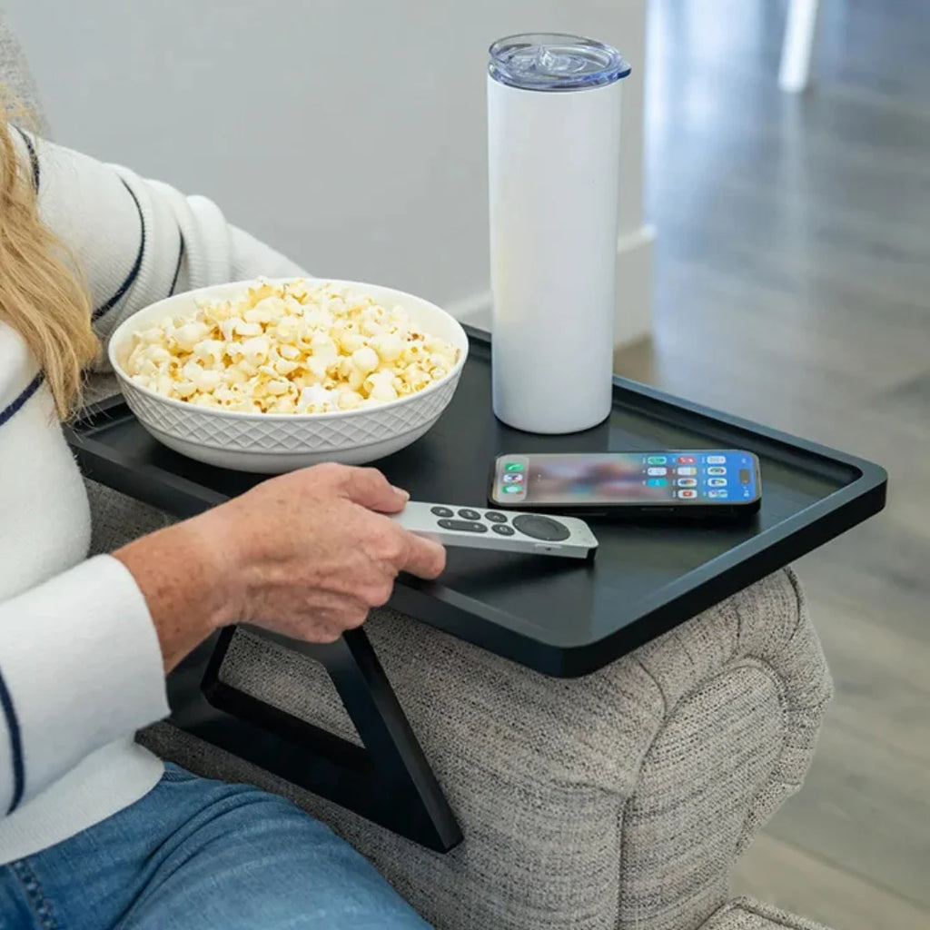 Sofa Tray | Adjustable & Foldable | Fits Armrests Up To 35.5 cm