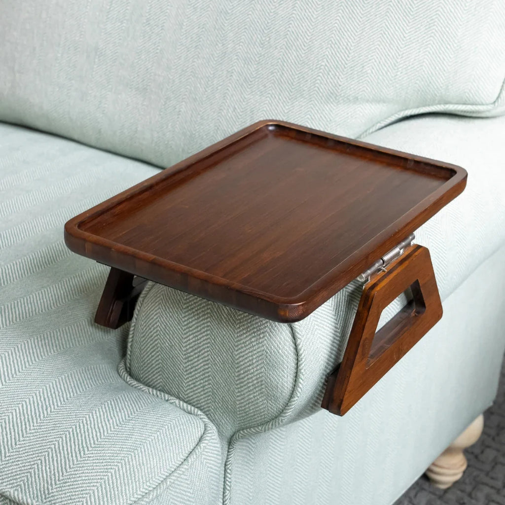 Sofa Tray | Adjustable & Foldable | Fits Armrests Up To 35.5 cm