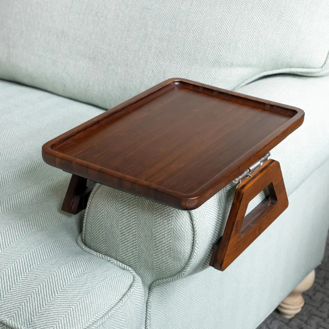 Sofa Tray | Adjustable & Foldable | Fits Armrests Up To 35.5 cm