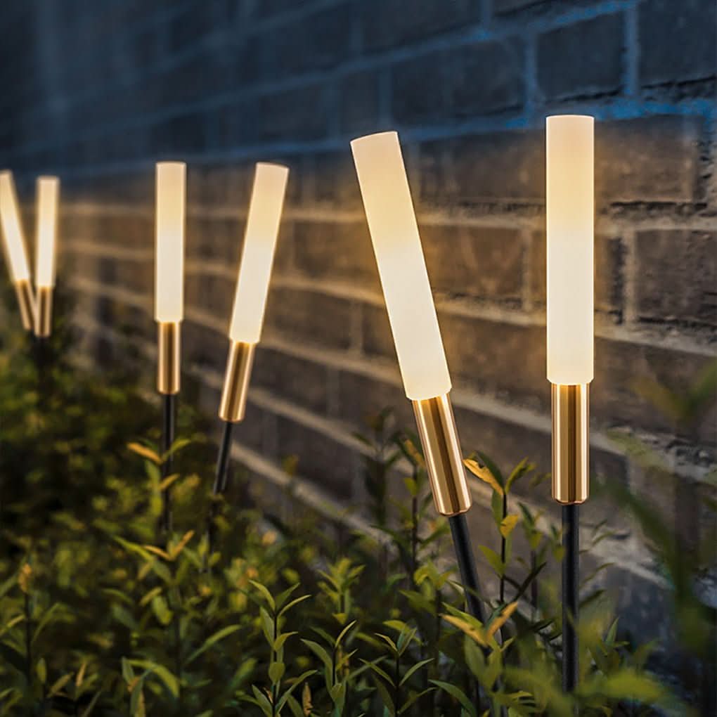 Solar Garden Light | Reed-Shaped & Weatherproof | Set of 6