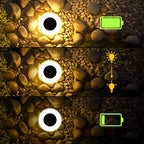 Solar Ground Lights | Solar-Powered 360° LED Illumination | Set of 4